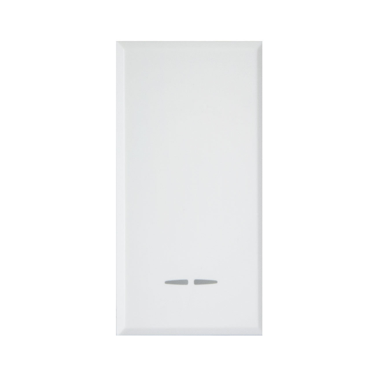 INTERRUTTORE CON GEMMA, WHITEK S44, BIANCO, 1P 16AX ILLUMINABILE - FINITURA OPACA - 446001