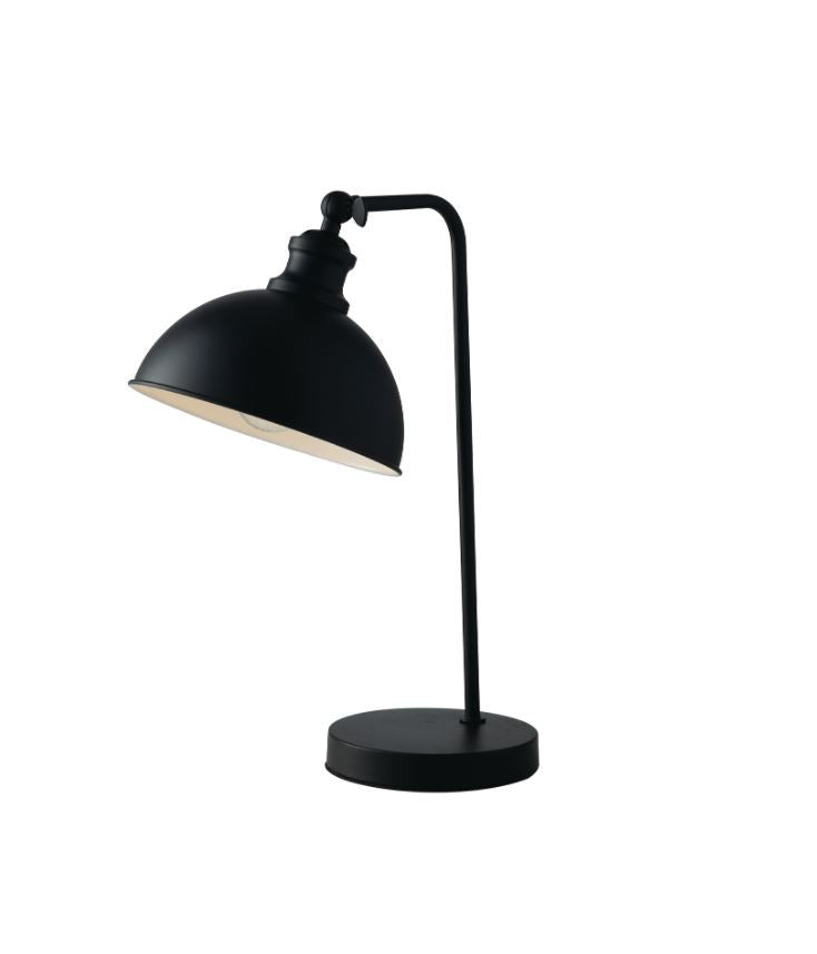 Lume metallo nero opaco diffusore interno bianco lucido 1XE27 non incl. CHARLESTON