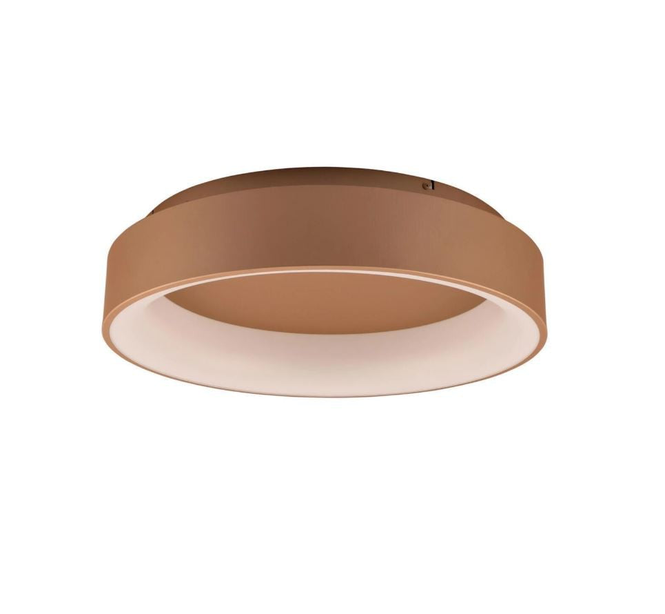 Plafoniera LED circolare in alluminio bianco-nero-oro e diffusore in acrilico 60W CCT 8000LM NOAH-PL60