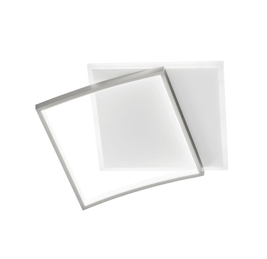 Plafoniera LED quadrati asimmetrici in alluminio silver-nero-oro 42W CCT 5200LM AYRTON-Q42