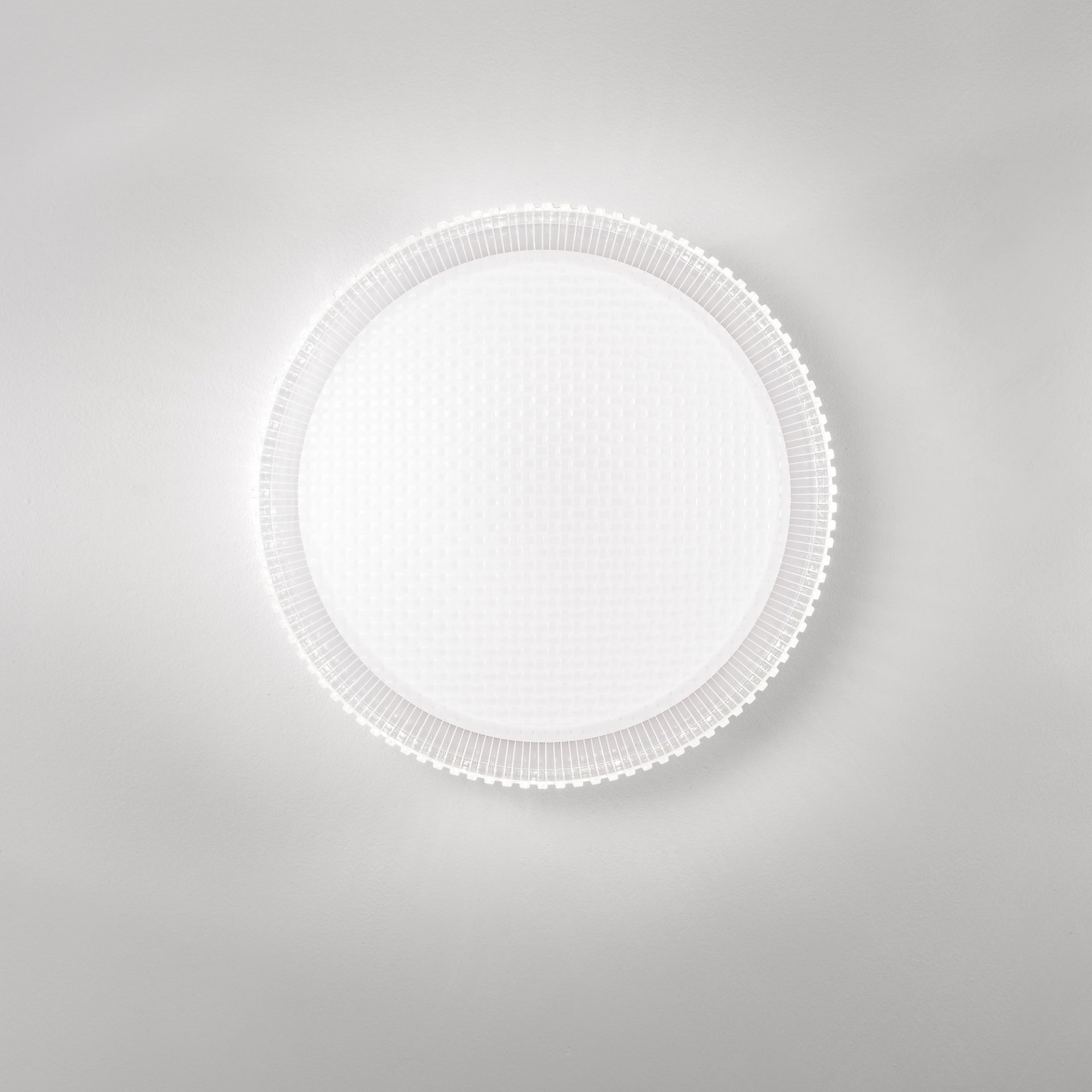 Plafoniera LED struttura metallo diffusore acrilico decorato bianco CCT D.60cm 37.5W 6000LM FROZEN