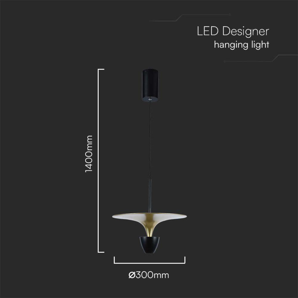 V-TAC Lampadario LED 9W dal Design Moderno