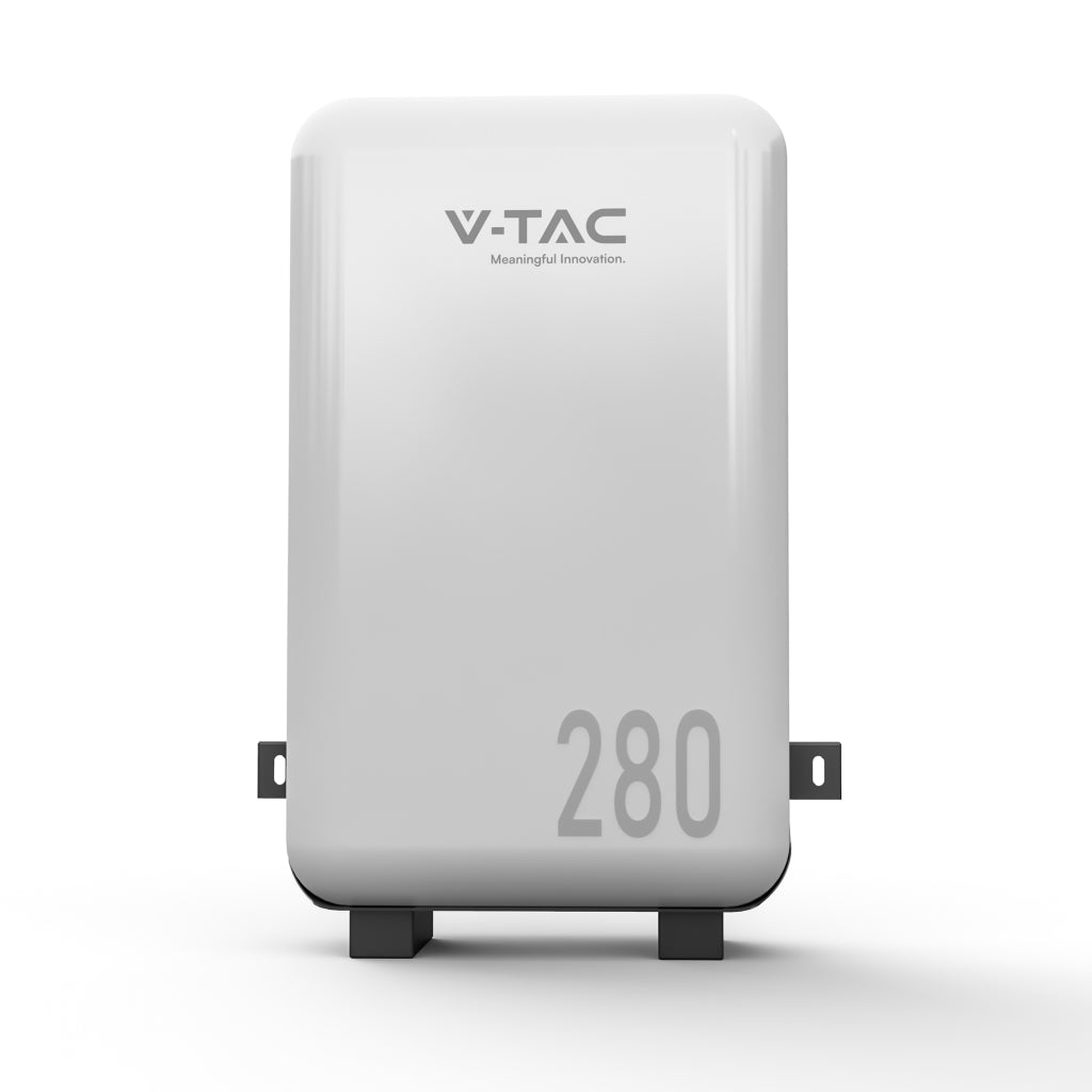 V-TAC Batteria di Accumulo 14.33kWh al Litio-Ferro-Fosfato LiFePO4 BMS Integrato per Inverter Fotovoltaici CEI 0-21 51.2V 280Ah IP65 Garanzia 10 Anni