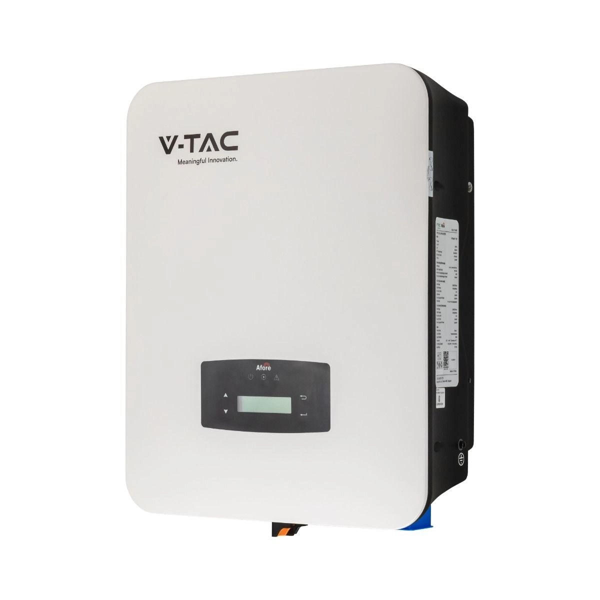 V-TAC Inverter Fotovoltaico Afore Monofase Ibrido On-Grid/Off-Grid 3.6kW con Meter Integrato WiFi e TA Inclusi Garanzia 10 Anni IP65