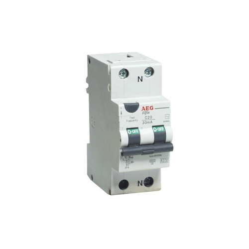 AEG Differenziale magnetotermico 1P+N C 20A 4,5KA 30mA 695199