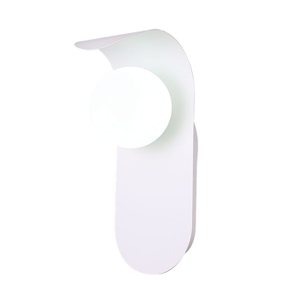 V-TAC Applique da Parete con Attacco G9 in Metallo e Vetro, Colore Bianco IP20