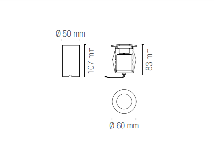 Incassi calpestabili IP67 in alluminio pressofuso e ghiera in acciaio 316 led integrato RGB rotondo IRIDE