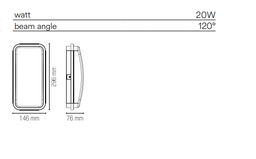 Plafoniera per esterno IP65 con base e diffusore in policarbonato bianco, antracite led integrato luce natura 4000°k SHELLY