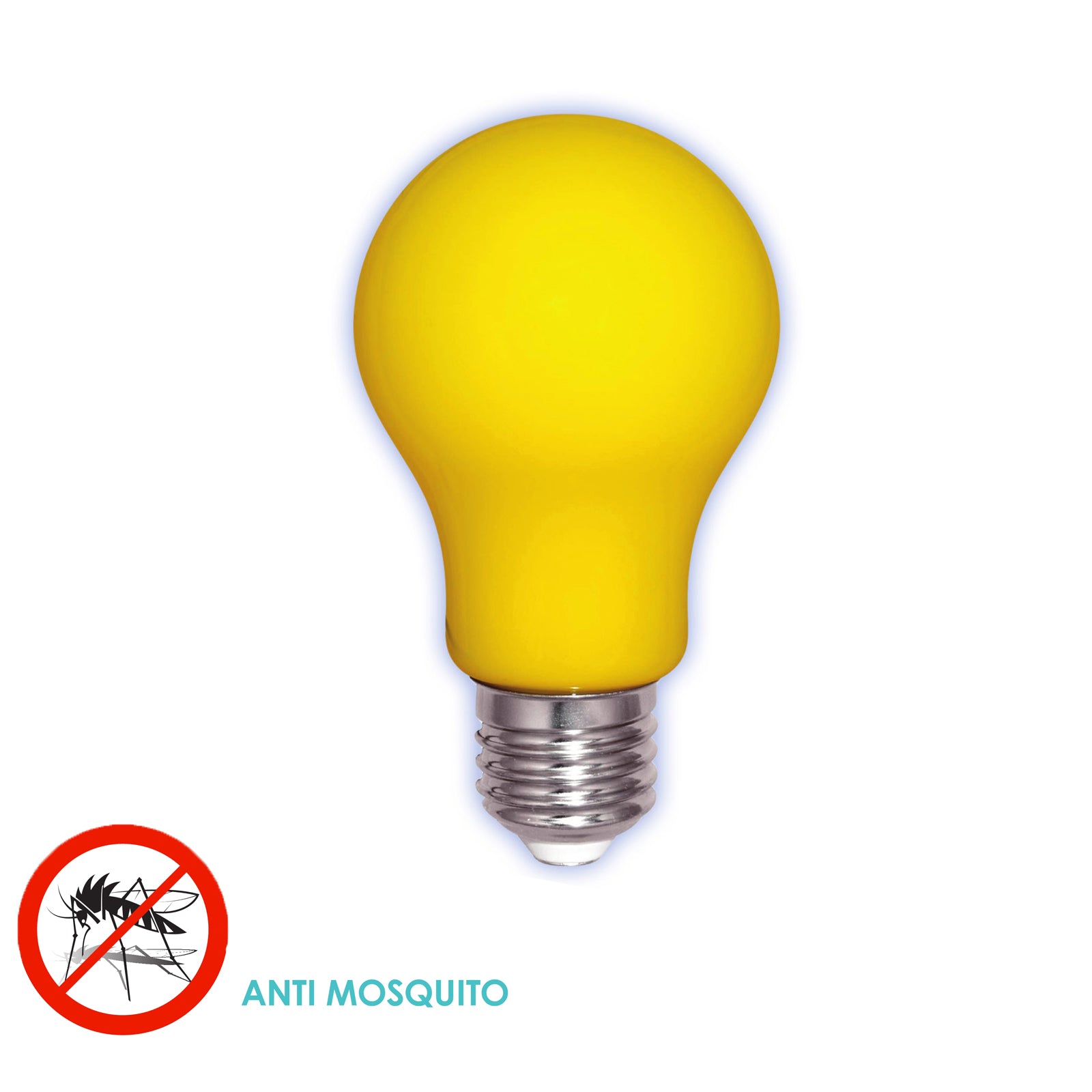 Lampadina LED attacco E27 insetticida anti-insetti 6W 600 lumen 2200°k 230V