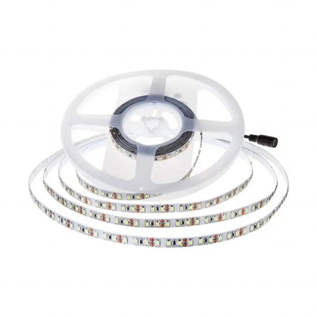 V-TAC Strip LED SMD2835 12W/m 5m 168 LED/m 140LM/W 24V IP20 10mm