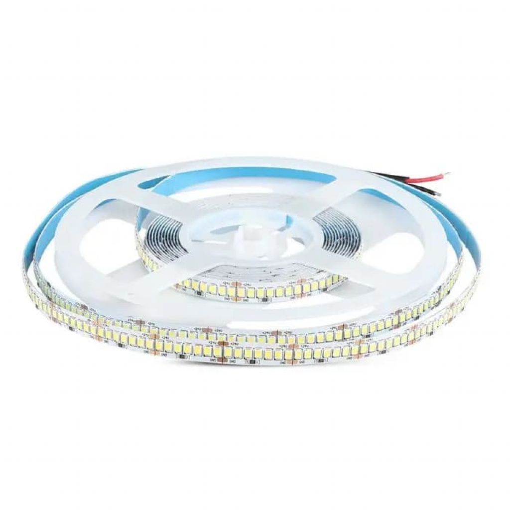 V-TAC Strip LED SMD2835 18W/m 5m 238 LED/m 135LM/W 24V IP20 10mm