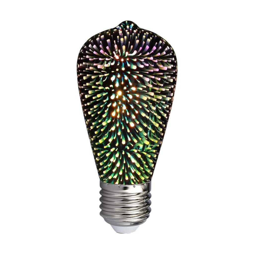 V-TAC Lampadina LED E27 5W ST64 Filamento 3D 3000K