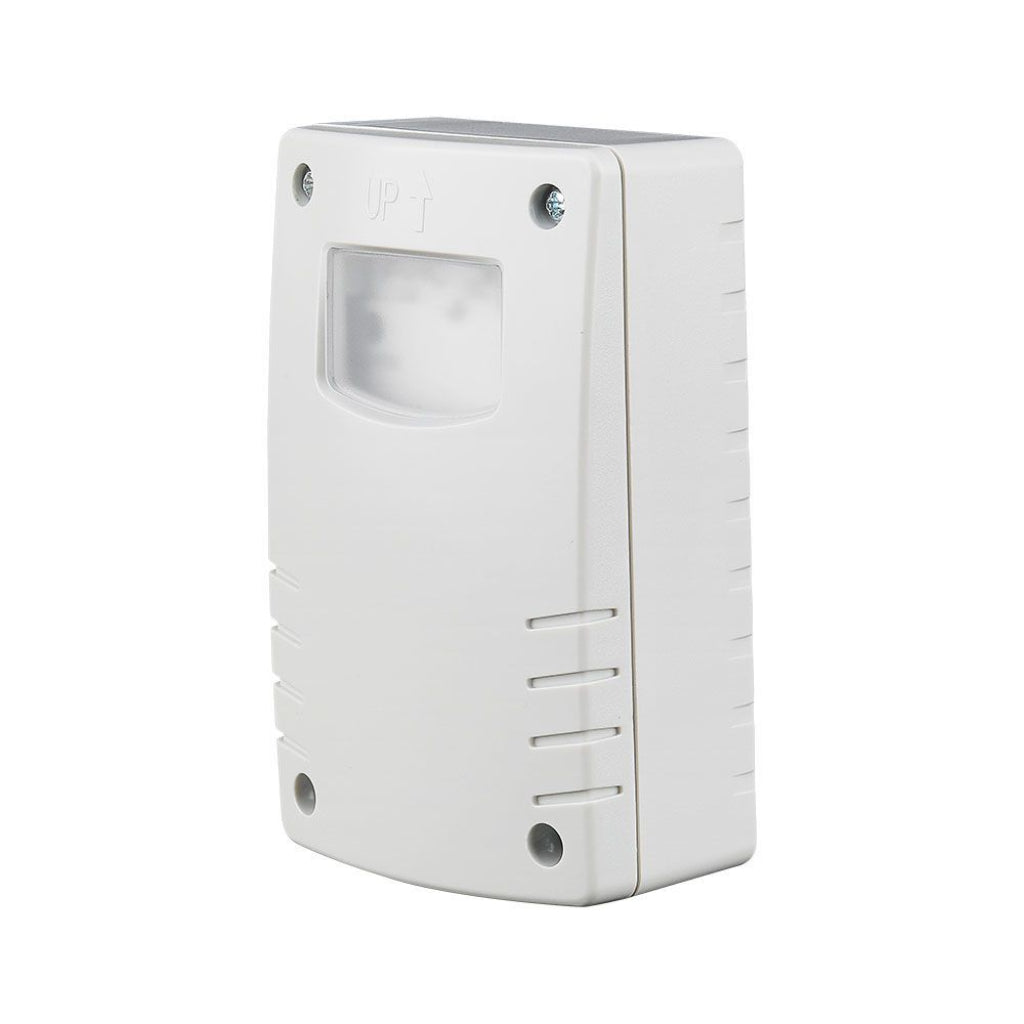 V-TAC Interruttore Crepuscolare con Programmazione Notturna e Timer Colore Bianco IP65