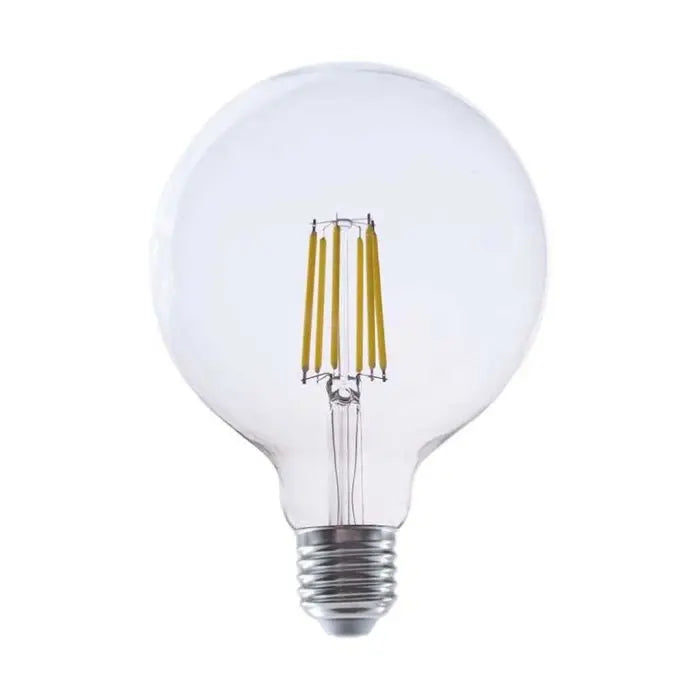 Lampadina LED filamento attacco E27 globo G95 8W 1055 lumen resa 81W 230V