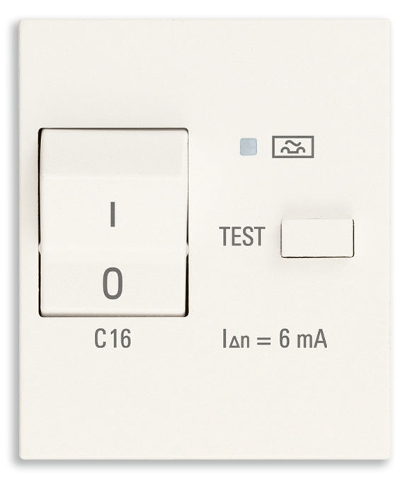 Interruttore automatico magnetotermico differenziale 1P+N C 16, 120-230 V~ 50-60 Hz Vimar Linea bianco-nero-canapa 30411.166B/G/C