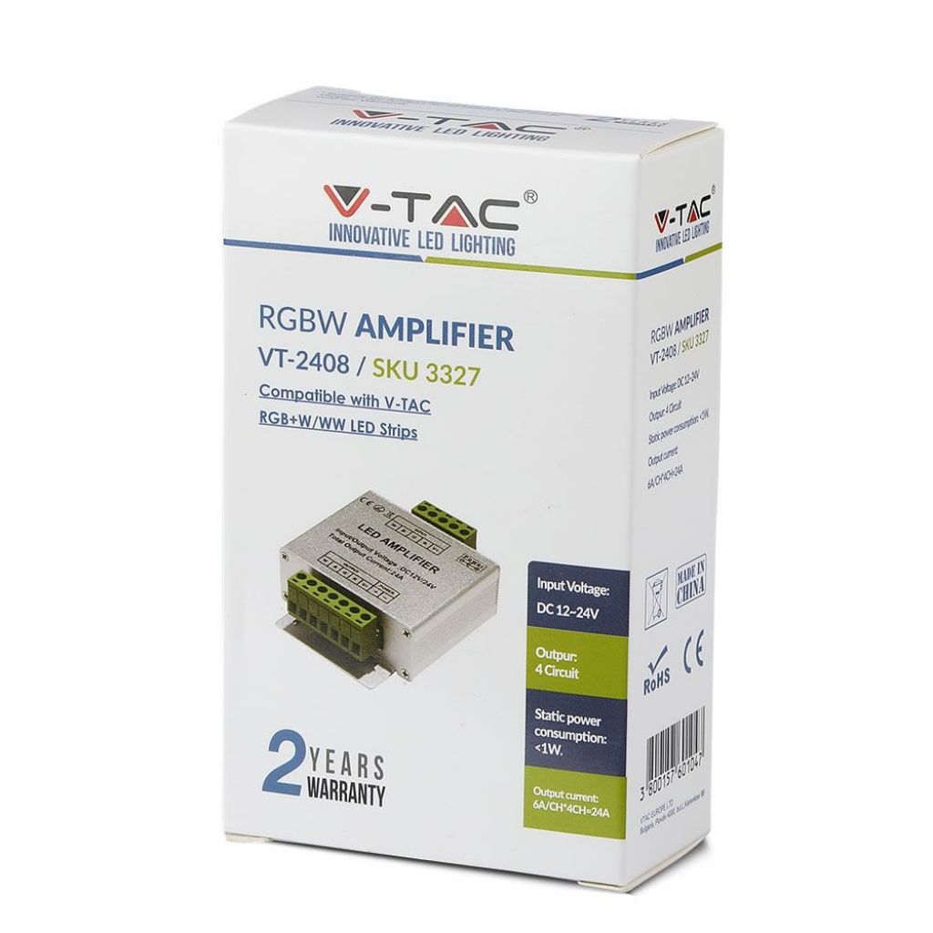 V-TAC Amplificatore di Segnale per Strip LED RGB+W