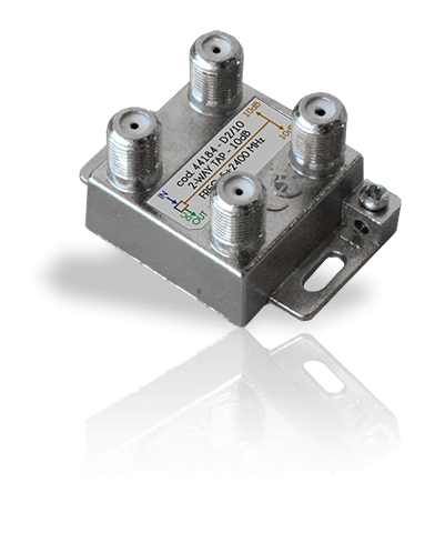 Derivatore a 2 vie con 10dB di derivazione + 1 via passante con passaggio di corrente continua JOL44184