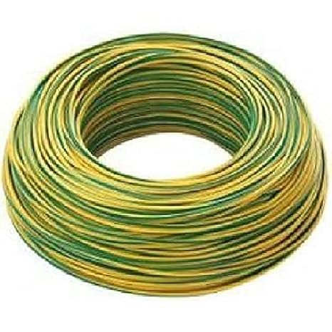 CAVO FS17 1,5 MMQ GIALLO/VERDE MAT 100MT