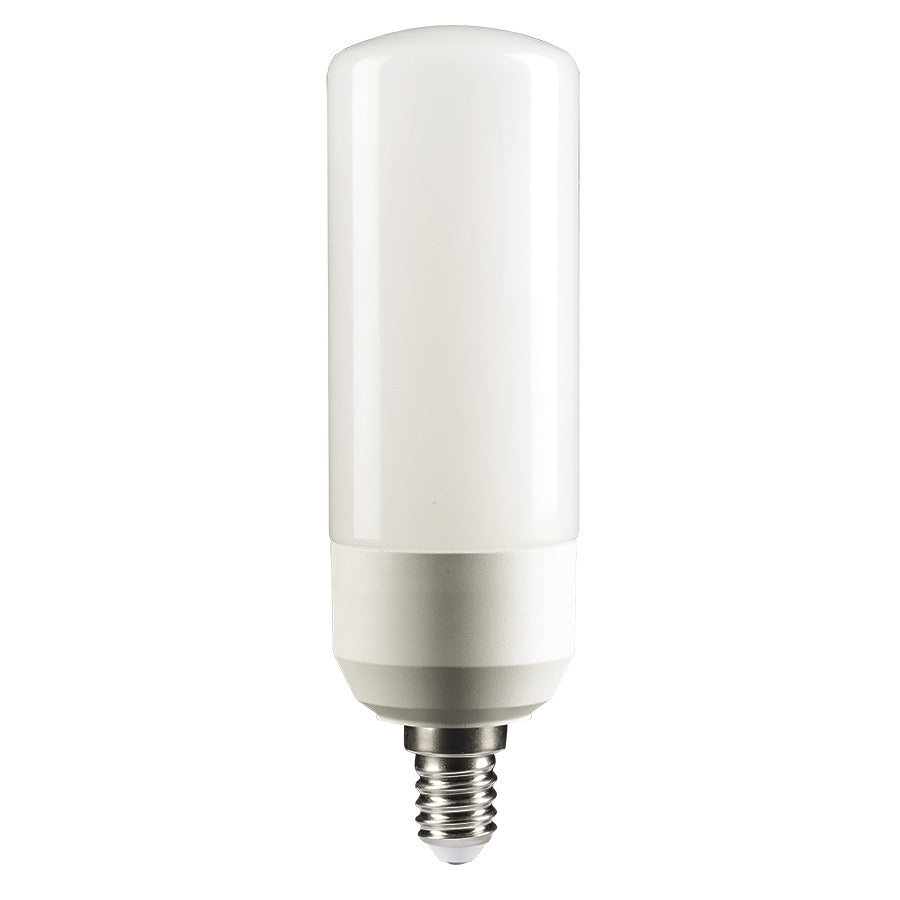 Lampadina LED tubolare attacco E14 9W 850 lumen luce fredda 6500°k