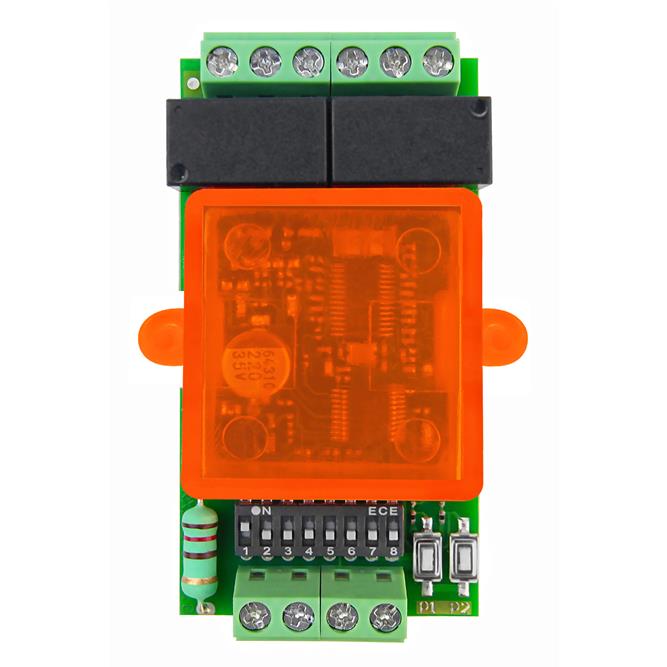 Ricevente bicanale per luci o dispositivo con contatto 5A frequenza 433.92MHz NOLOGO-RX2