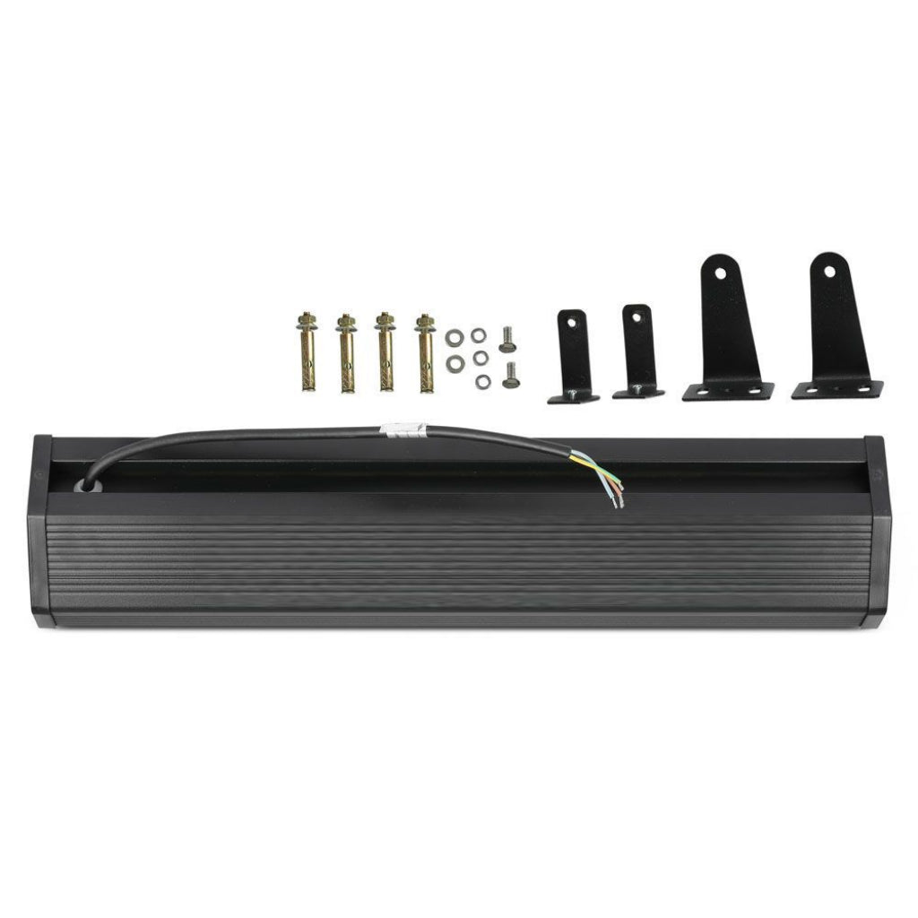 V-TAC PRO Campana Industriale LED Lineare Chip Samsung 100W Colore Nero 4000K IP54