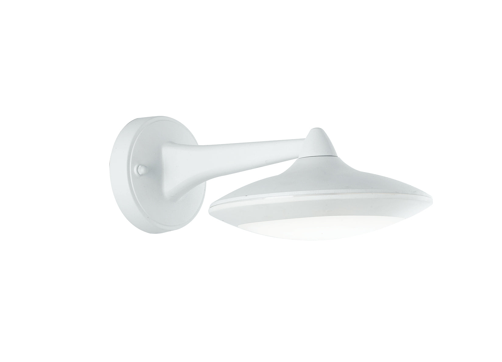 Applique per esterno in alluminio nero o bianco diffusore in policarbonato IP44 led integrato ALYSIA luce naturale 4000°k 12W 1300 lumen ALYSON