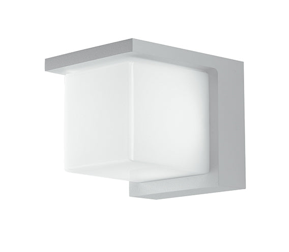 Applique per esterno IP54 in alluminio bianco led integrato luce naturale 4000°k 12W 1440 lumen NISMO