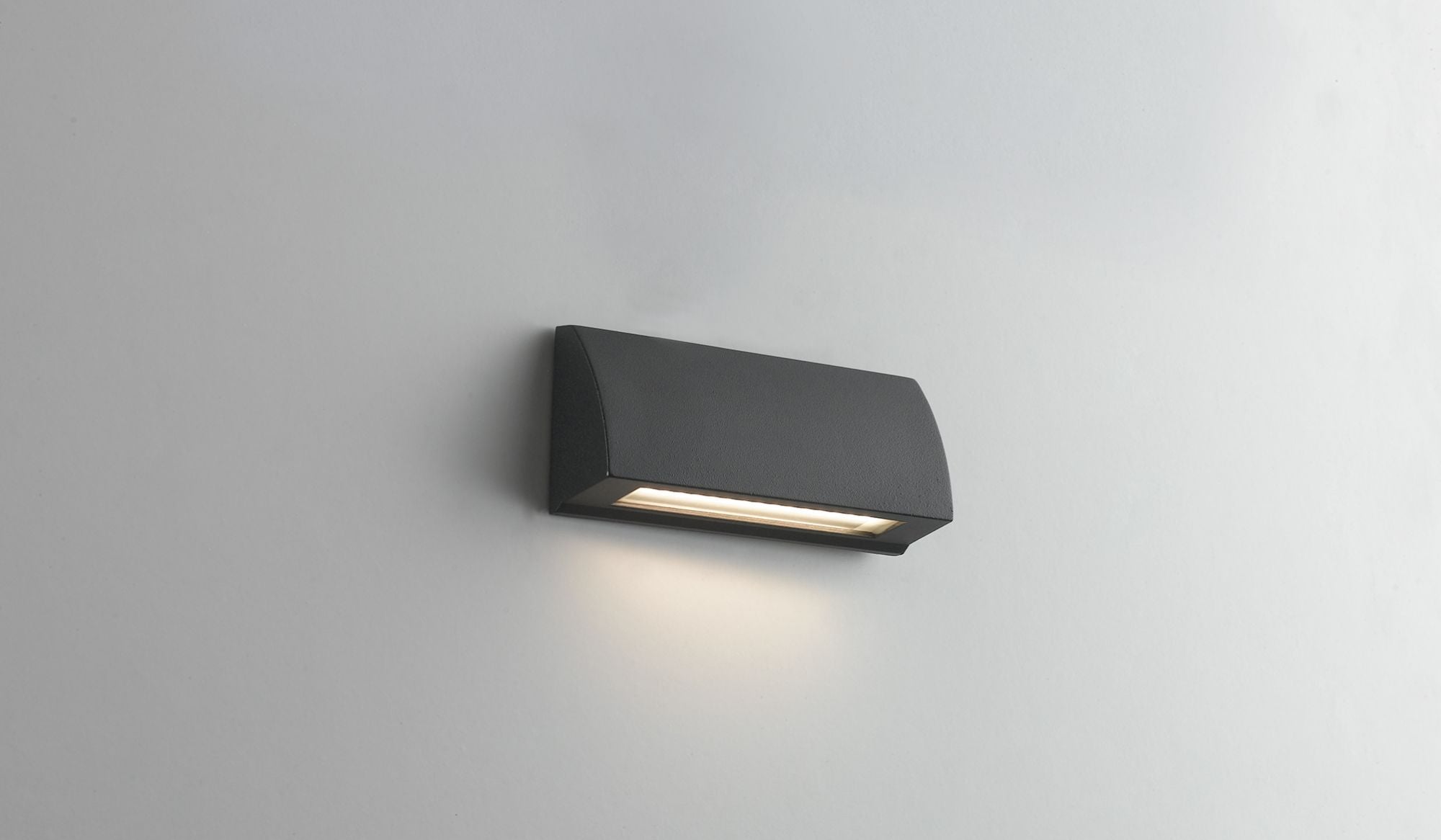 Applique segnapasso in alluminio antracite IP54 led luce naturale 4000°k 4W 445LM SHELBY