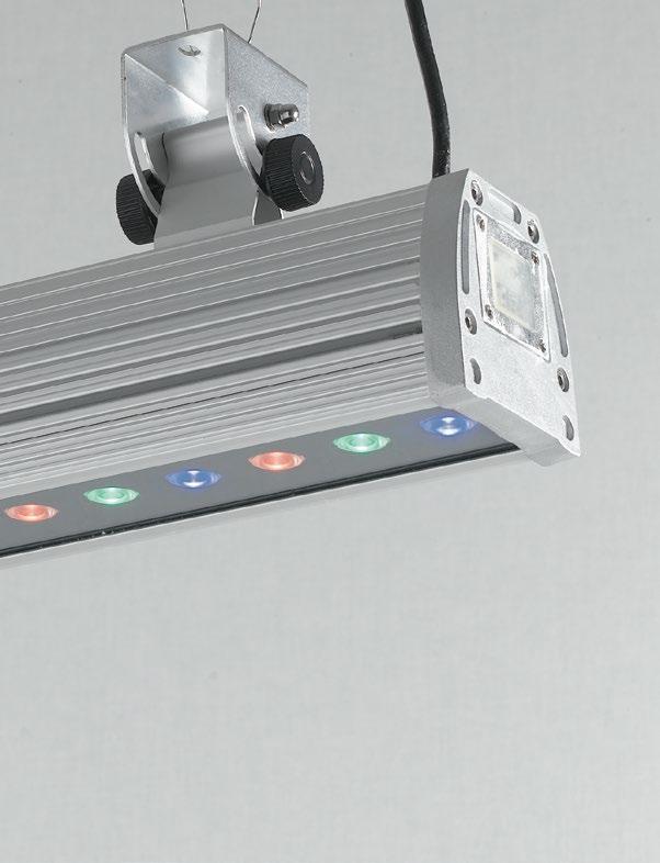 Proiettore per esterno IP65 in alluminio led integrato RGB WALLWASHER