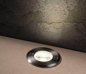 Segnapasso calpestabile IP67 rotondo in acciaio inox luce natura/calda varie misure driver inclusoWALK