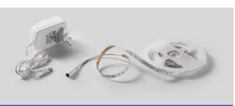 Kit strip led 3 metri 10W/m 820 lumen alimentatore incluso disponibile in tre tonalità 3000-4000-6000°k