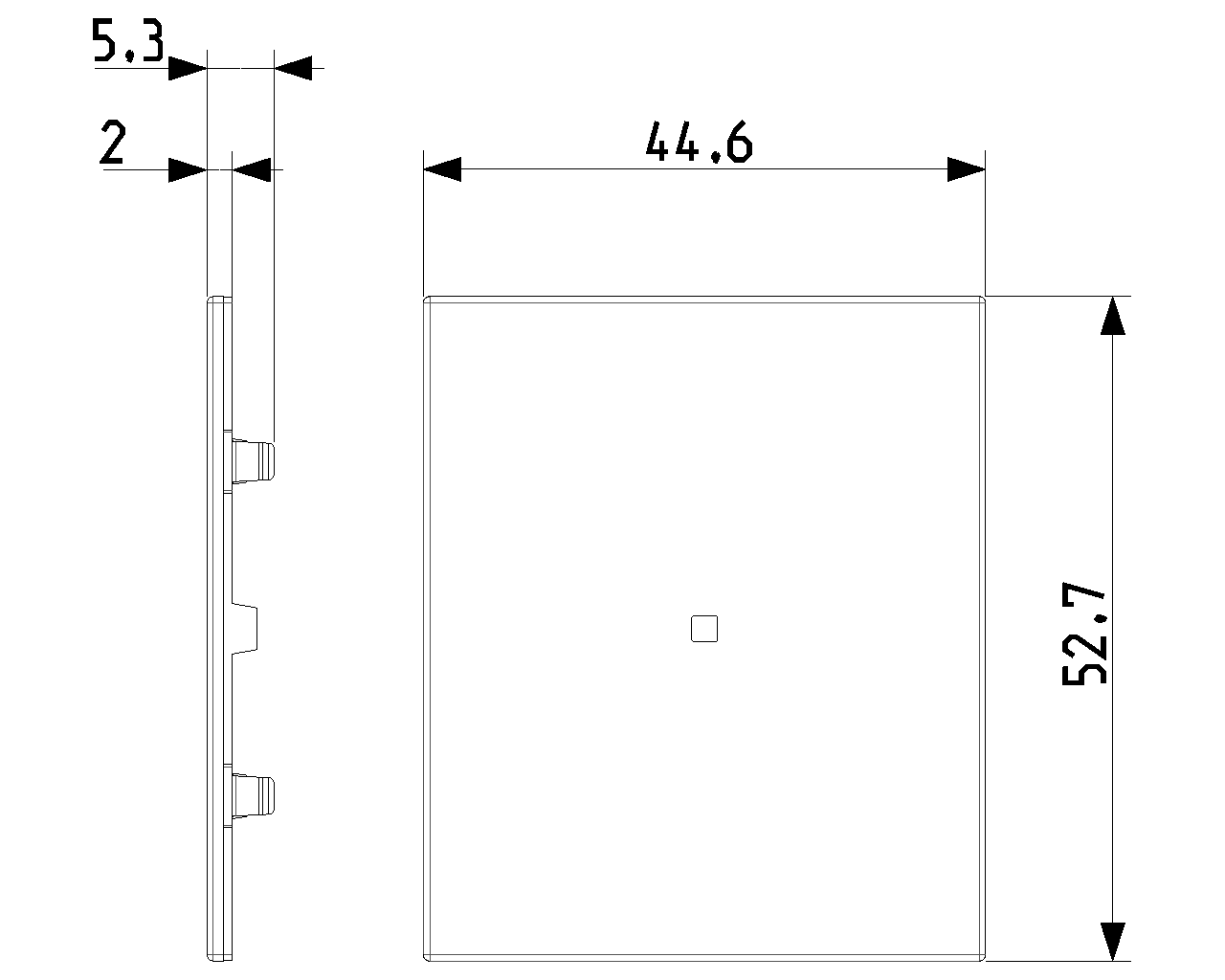 Tasto intercambiabile 2 moduli neutro illuminabile per comandi assiali Vimar Linea bianco-nero-canapa 31000A.2B/G/C