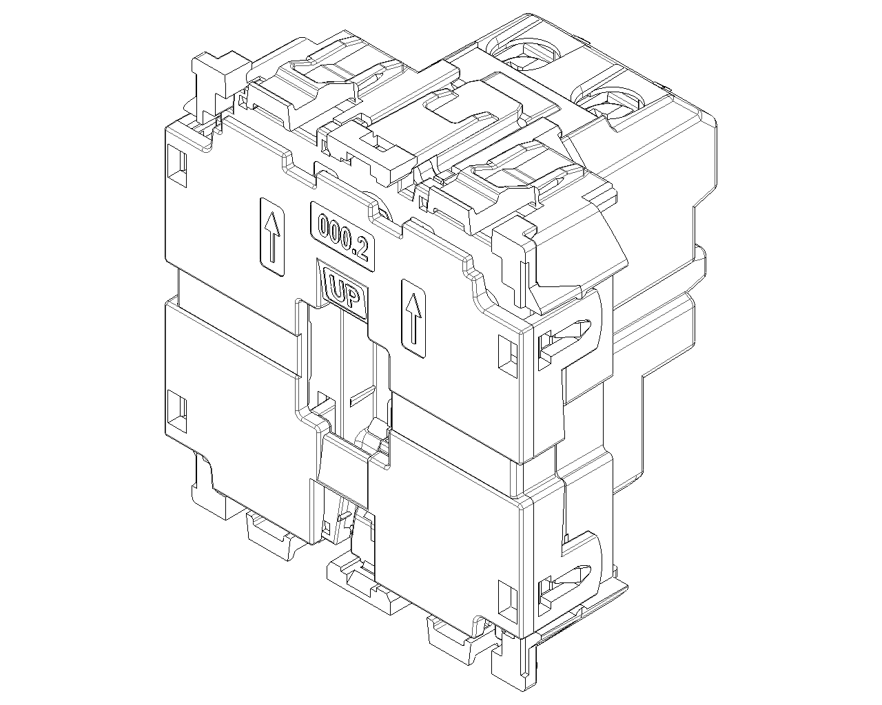 Pulsante 1P NO 10 A 250 V~ illuminabile 2 moduli Vimar Linea  30008.2