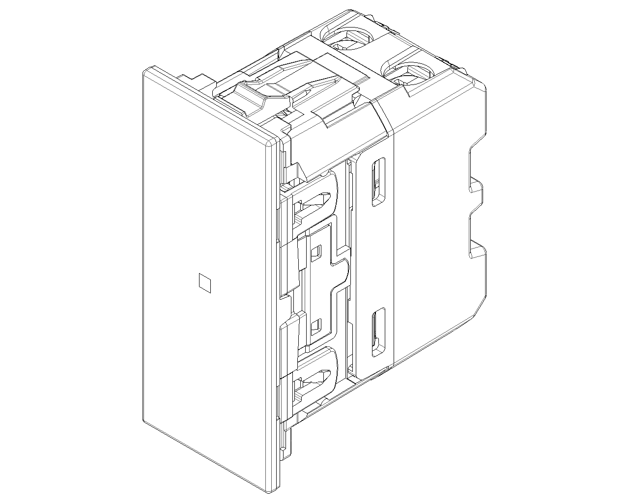 Invertitore 1P 10 AX 250 V~ assiale illuminabile, tasto sostituibile Vimar Linea bianco-nero-canapa 30012A.B/G/C