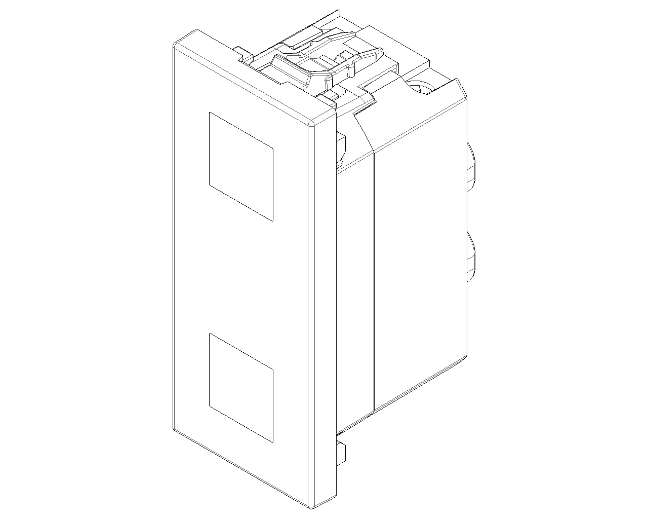 Doppia spia per 2 unità di segnalazione, diffusori neutri Vimar Linea bianco-nero-canapa 30388.B/G/C