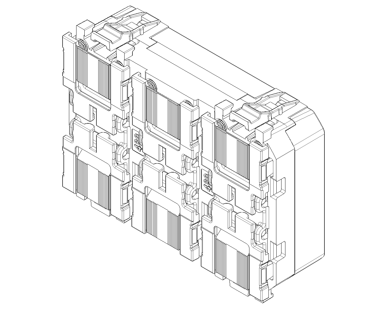 Comando 6 pulsanti 1P NO 24V 3 moduli Vimar Linea 30407