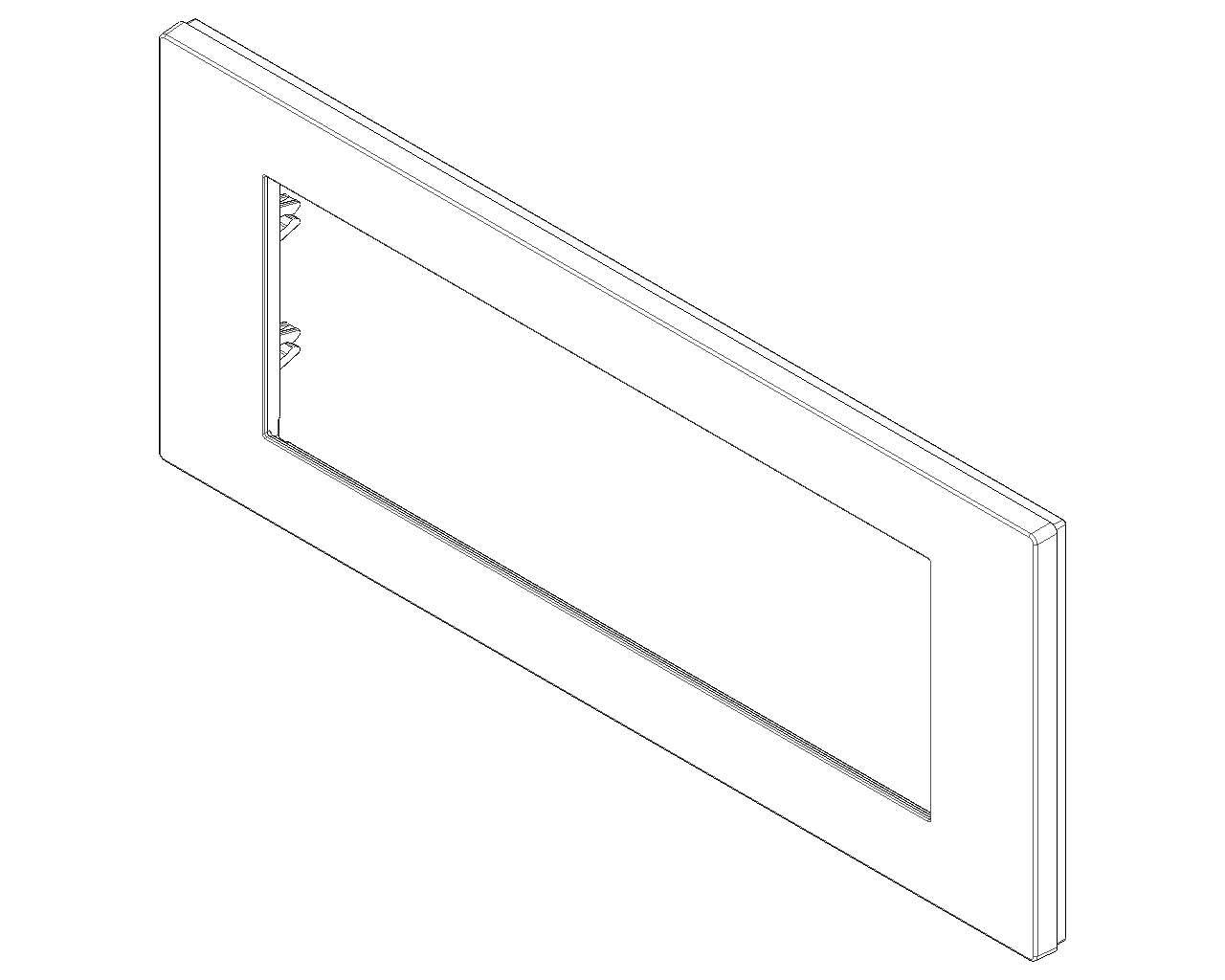 Placca 7 moduli, tecnopolimero verniciato, argilla Vimar Linea 30657.21