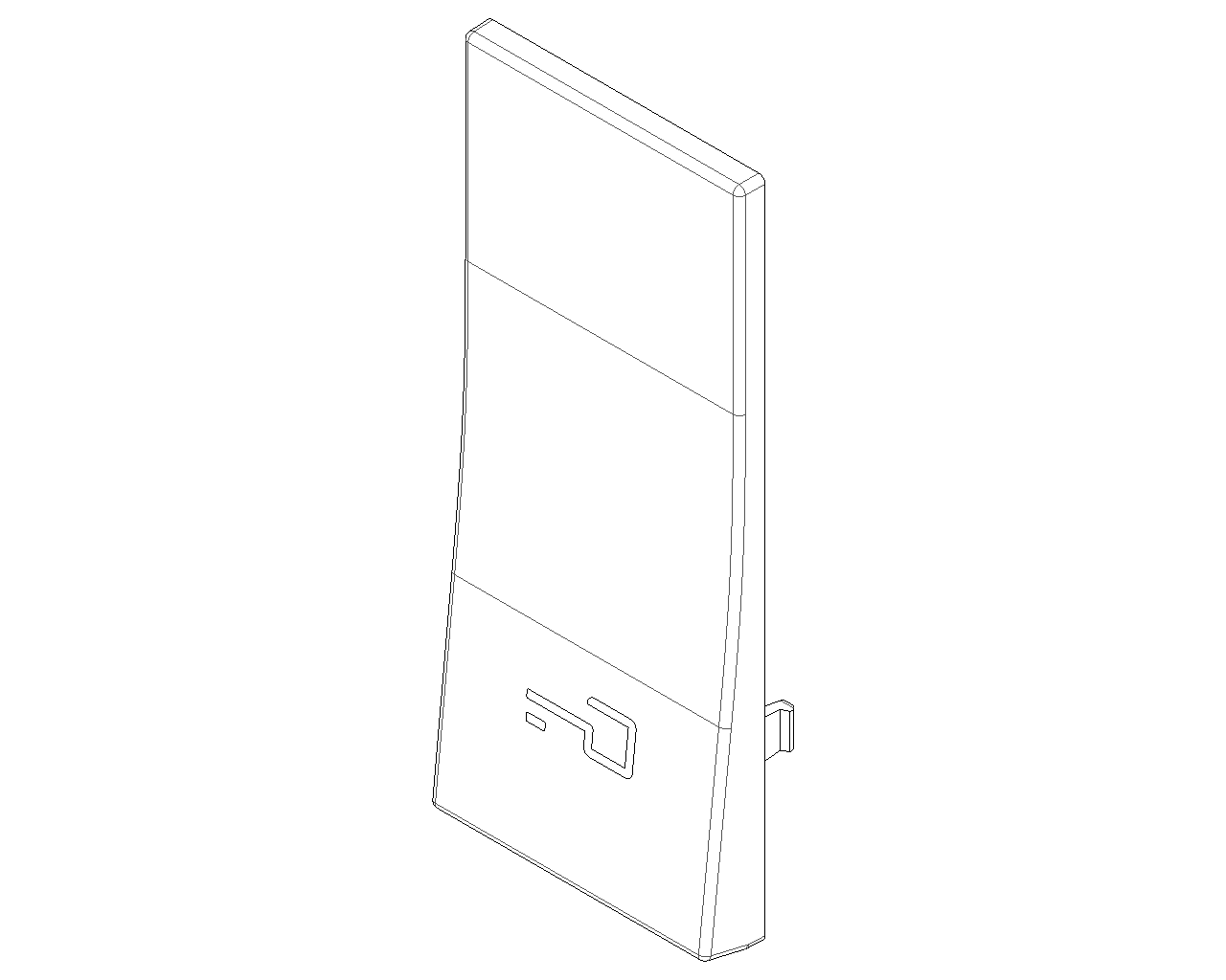 Tasto intercambiabile 1 modulo allineato, simbolo chiave illuminabile Vimar Linea bianco-nero-canapa 31000.PB/G/C