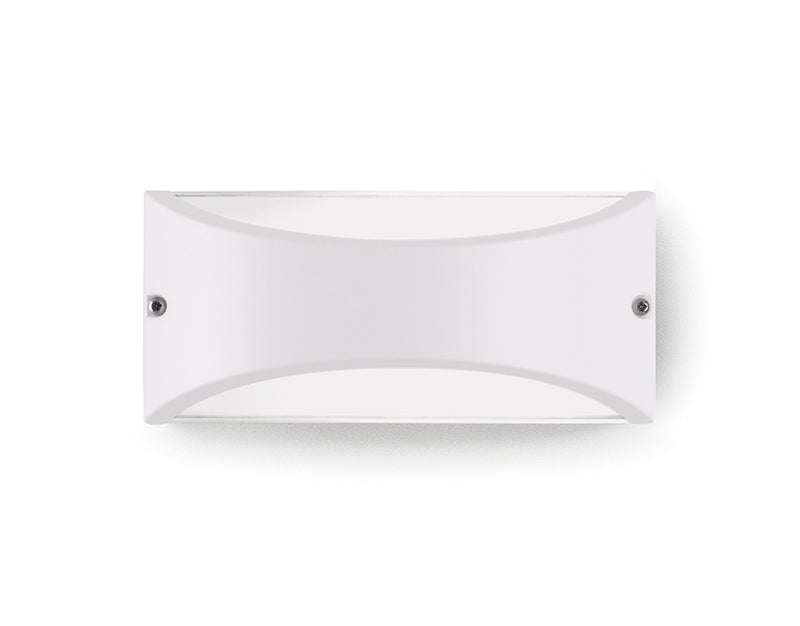 GEALUCE Applique in alluminio bianco-antracite-marrone IP54 LED