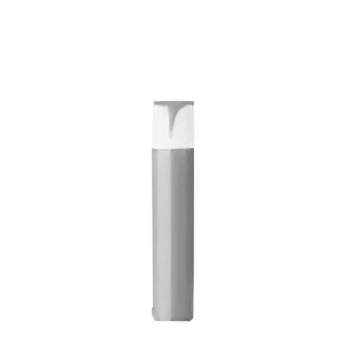 GEALUCE Palo da giardino in alluminio bianco-grigio-antracite-marrone diffusore policarbonato IP44 1XE27 non incl.