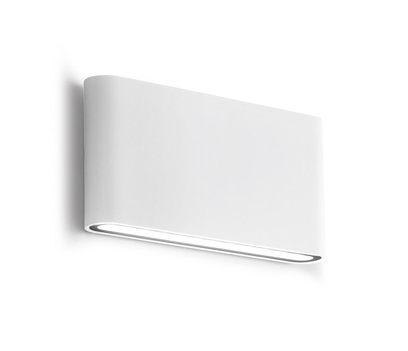 GEALUCE Applique slim in alluminio bianco-grigio antracite-marrone IP54 LED