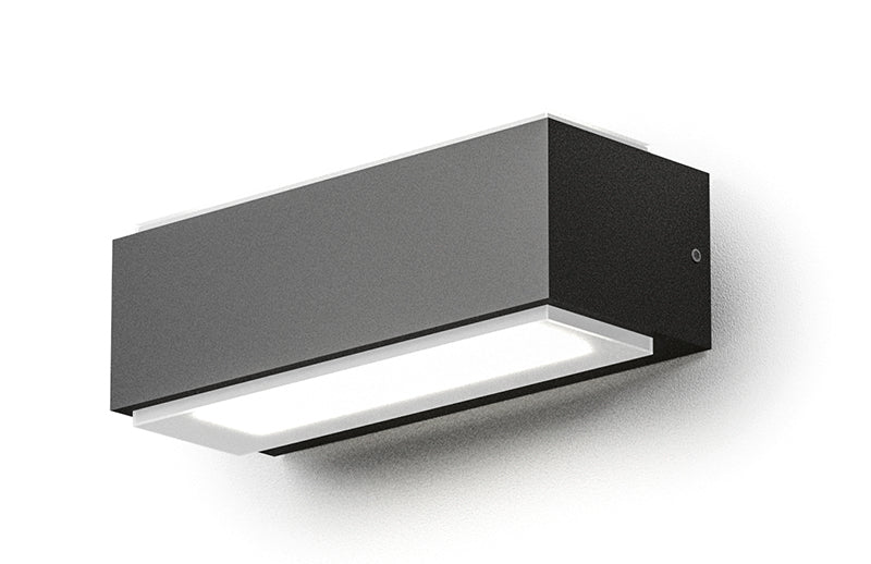 GEALUCE Applique in alluminio bianco-antracite-marrone IP54 LED