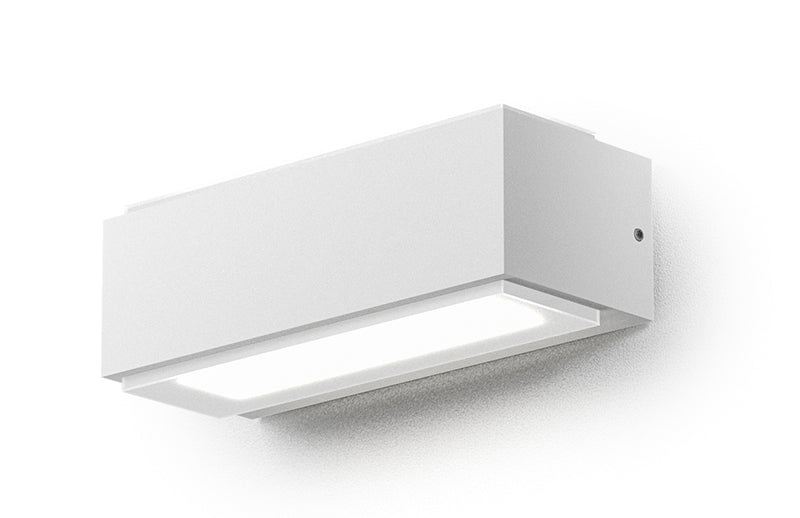 GEALUCE Applique in alluminio bianco-antracite-marrone IP54 LED