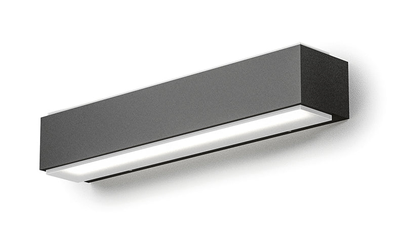 GEALUCE Applique in alluminio bianco-antracite-marrone IP54 LED