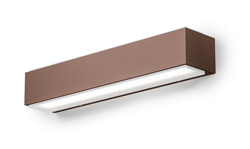 GEALUCE Applique in alluminio bianco-antracite-marrone IP54 LED