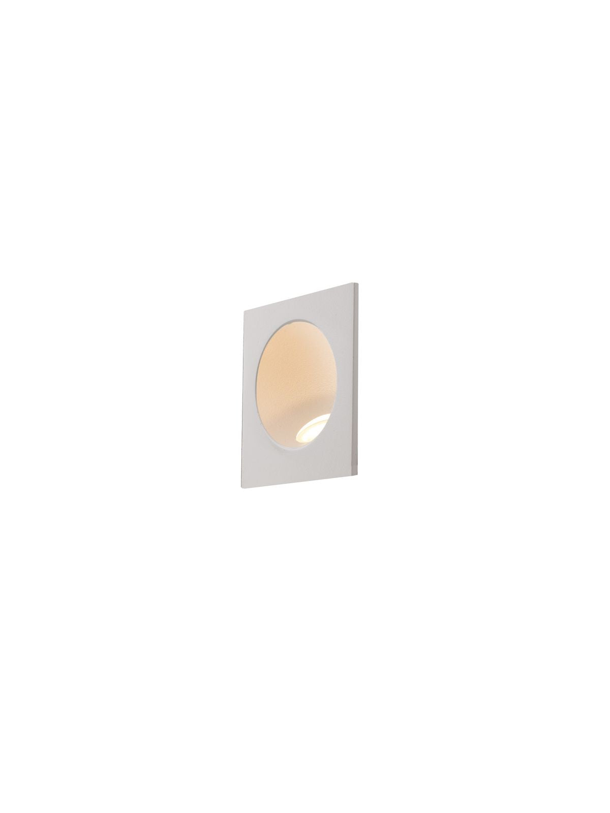 Segnapassi incasso in alluminio pressofuso IP54 finitura nero o bianco goffrato quadrato led integrato luce natura 4000°k 2W 420LM ONYX