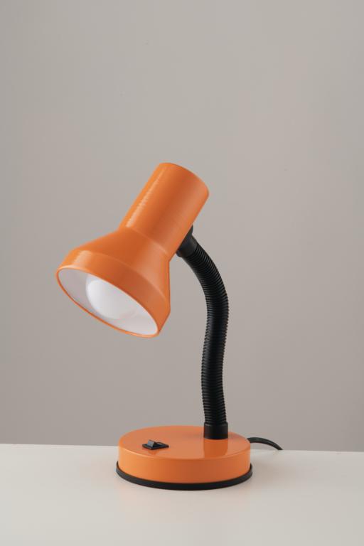 Lampada da scrivania flessibile in plastica colorata con diffusore metallo 1XE27 non incl.