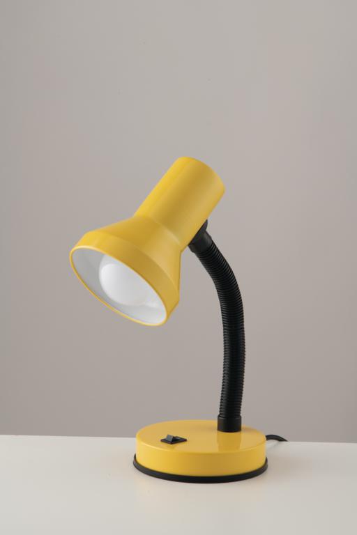 Lampada da scrivania flessibile in plastica colorata con diffusore metallo 1XE27 non incl.