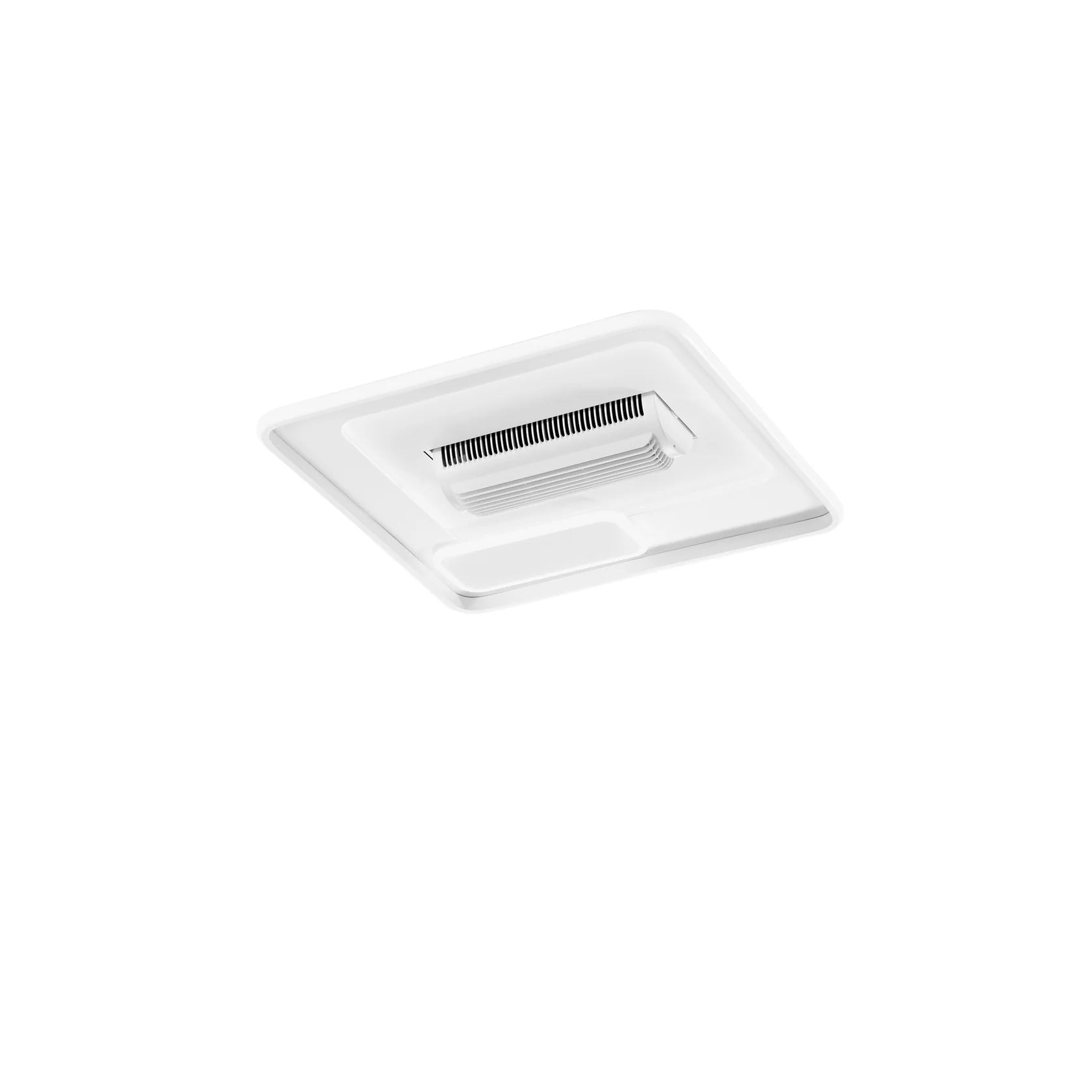 Plafoniera con ventilatore bladeless quadrato LED 48W 5280Lm CCT