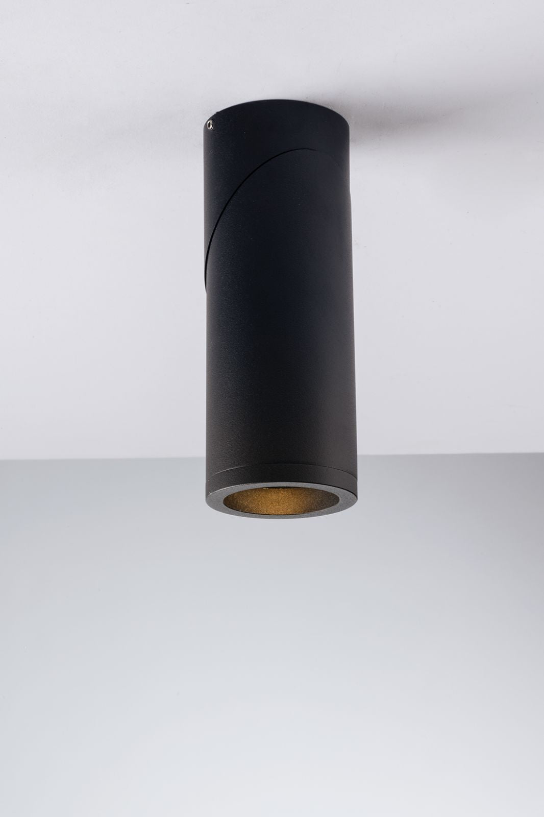 Plafoniera orientabile 330° con struttura in alluminio bianco o nero opaco lampadaGU10 non inclusa collezione GENESIS